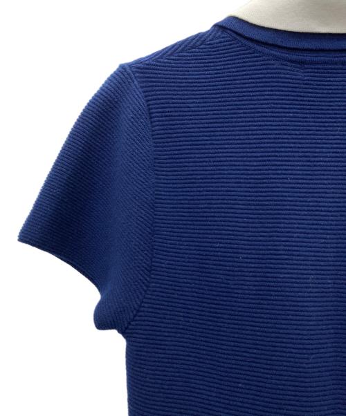 POLO BCS（ポロ・ビーシーエス）POLO BCS (ポロ・ビーシーエス) 半袖ワンピース ネイビー×ホワイト サイズ:1の古着・服飾アイテム