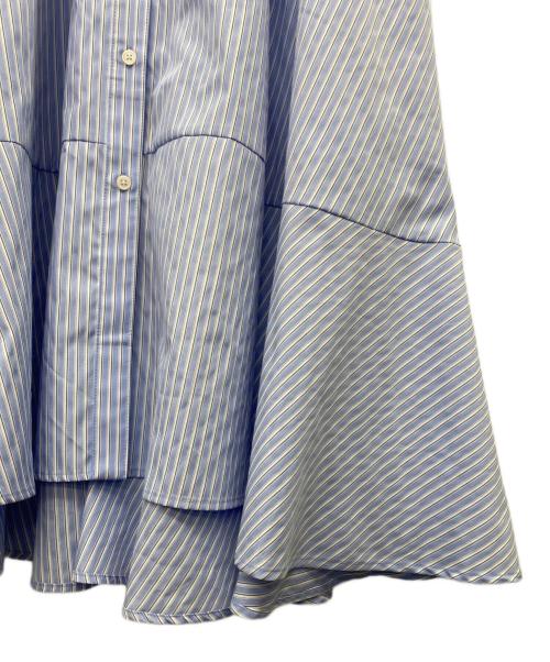 POLO BCS（ポロ・ビーシーエス）POLO BCS (ポロ・ビーシーエス) Rirandture (リランドチュール) ノースリーブワンピース ブルー×ホワイト サイズ:1の古着・服飾アイテム