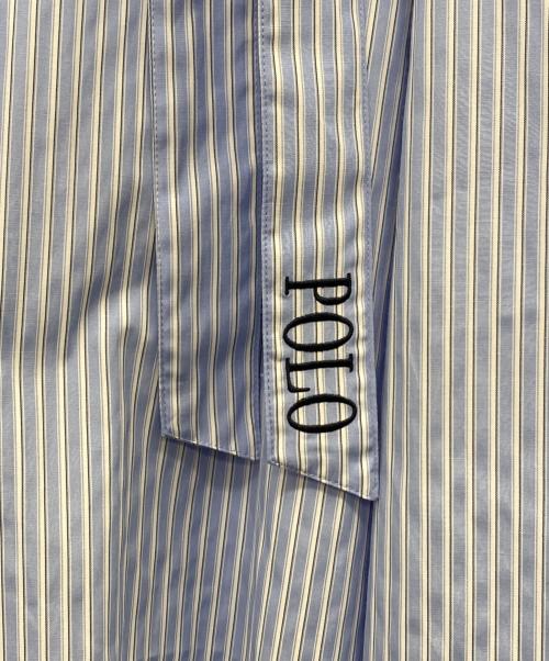 POLO BCS（ポロ・ビーシーエス）POLO BCS (ポロ・ビーシーエス) Rirandture (リランドチュール) ノースリーブワンピース ブルー×ホワイト サイズ:1の古着・服飾アイテム