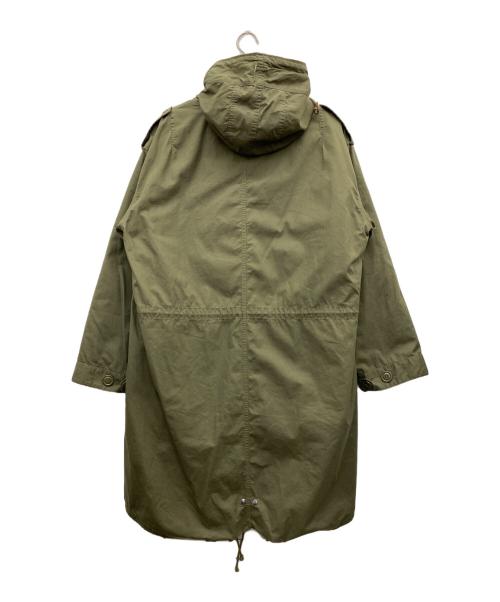 HOUSTON（ヒューストン）HOUSTON (ヒューストン) モッズコート グリーン サイズ:Lの古着・服飾アイテム