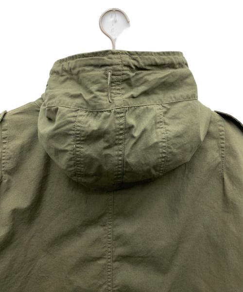 HOUSTON（ヒューストン）HOUSTON (ヒューストン) モッズコート グリーン サイズ:Lの古着・服飾アイテム