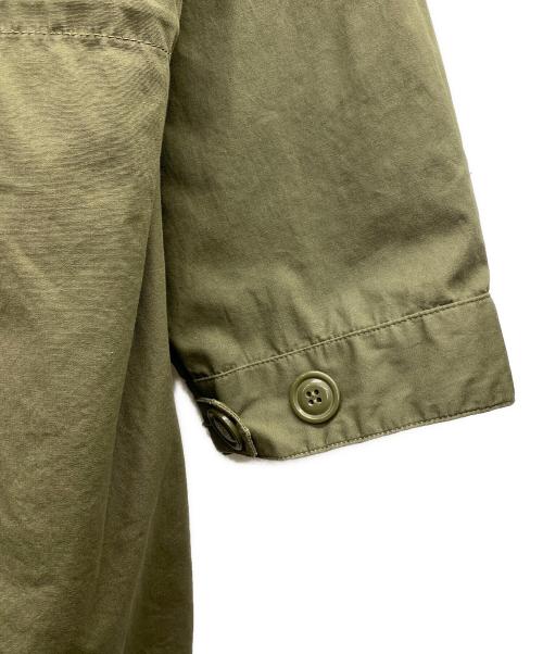 HOUSTON（ヒューストン）HOUSTON (ヒューストン) モッズコート グリーン サイズ:Lの古着・服飾アイテム