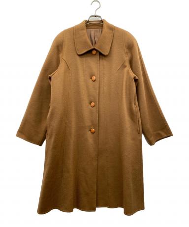 <美品>Gabo ロロピアーナ カシミヤ100% ブラウン コート サイズ42 Gabo ロロピアーナ カシミヤ100% ブラウン コート サイズ42