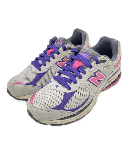 NEW BALANCE（ニューバランス）NEW BALANCE (ニューバランス) スニーカー グレー×パープル サイズ:28㎝の古着・服飾アイテム