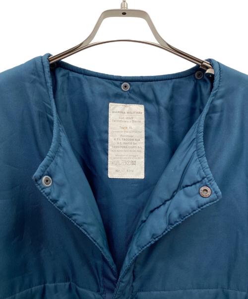 MARINA MILITARE（マリーナミリターレ）MARINA MILITARE (マリーナミリターレ) ノーカラージャケット ブルー サイズ:XLの古着・服飾アイテム