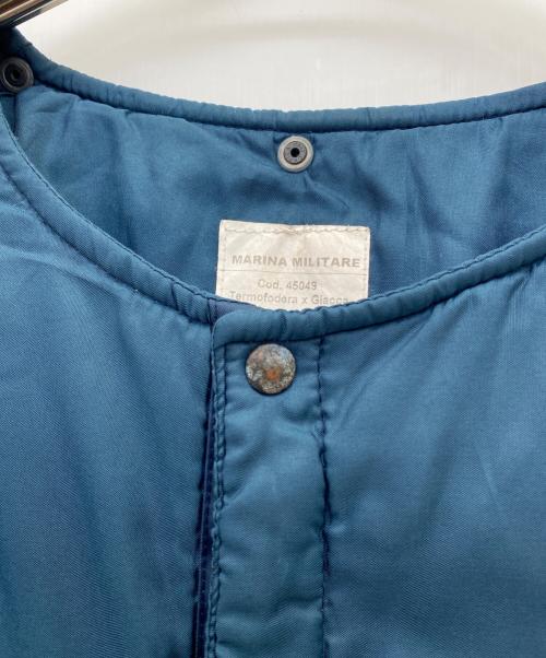 MARINA MILITARE（マリーナミリターレ）MARINA MILITARE (マリーナミリターレ) ノーカラージャケット ブルー サイズ:XLの古着・服飾アイテム