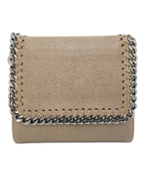 STELLA McCARTNEY（ステラマッカートニー）STELLA McCARTNEY (ステラマッカートニー) 3つ折り財布 ブラウン×シルバーの古着・服飾アイテム