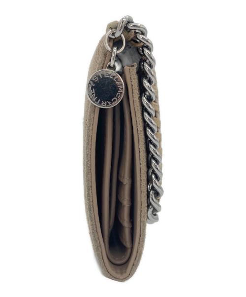 STELLA McCARTNEY（ステラマッカートニー）STELLA McCARTNEY (ステラマッカートニー) 3つ折り財布 ブラウン×シルバーの古着・服飾アイテム