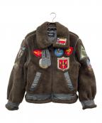 AVIREXアヴィレックス）の古着「TOP GUN RETRO BOA B-3」｜ブラウン