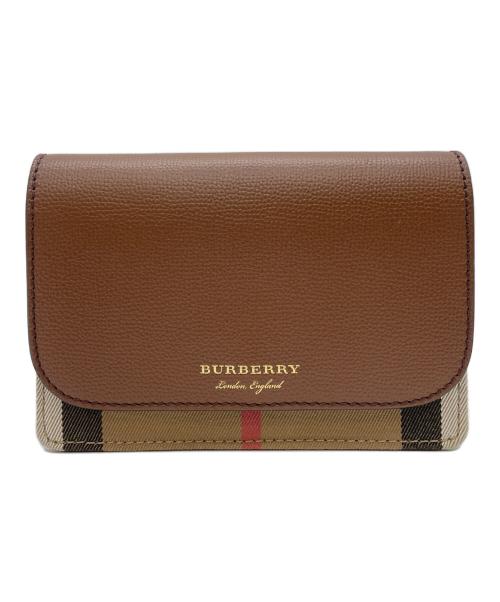 BURBERRY（バーバリー）BURBERRY (バーバリー) ショルダーバッグ ブラウンの古着・服飾アイテム
