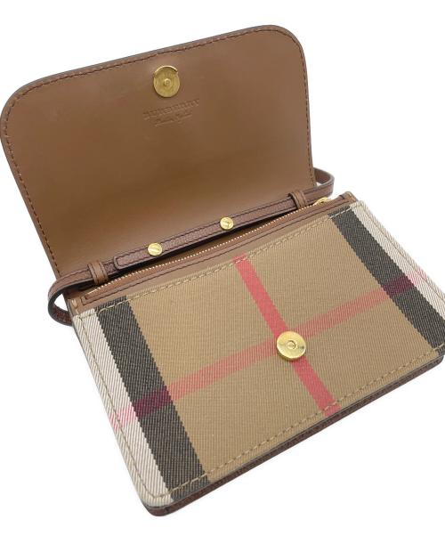 BURBERRY（バーバリー）BURBERRY (バーバリー) ショルダーバッグ ブラウンの古着・服飾アイテム