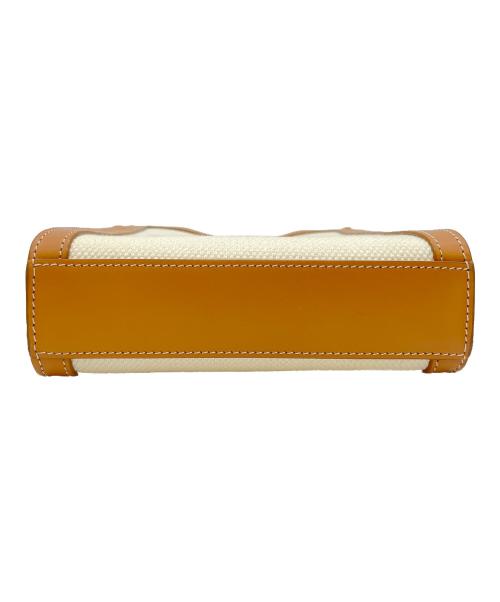 CELINE（セリーヌ）CELINE (セリーヌ) ショルダーバッグ ホワイト×ブラウンの古着・服飾アイテム