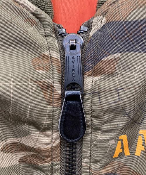 AVIREX（アヴィレックス）AVIREX (アヴィレックス) フライトジャケット カーキ サイズ:Ｍの古着・服飾アイテム