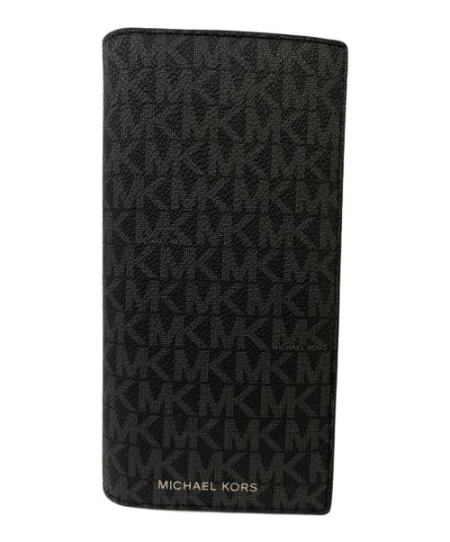 MICHAEL KORS（マイケル・コース）MICHAEL KORS (マイケル・コース) 長財布 ブラックの古着・服飾アイテム