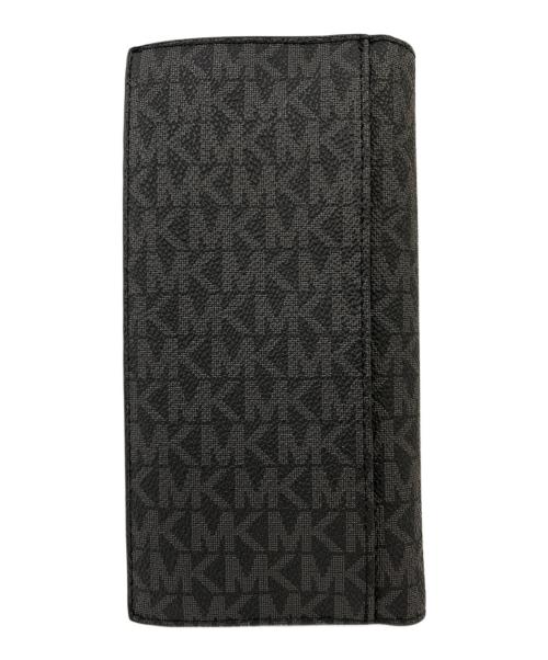 MICHAEL KORS（マイケル・コース）MICHAEL KORS (マイケル・コース) 長財布 ブラックの古着・服飾アイテム