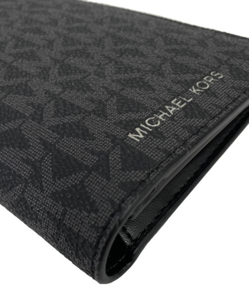 MICHAEL KORS（マイケル・コース）MICHAEL KORS (マイケル・コース) 長財布 ブラックの古着・服飾アイテム