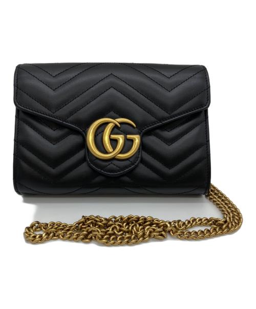 GUCCI（グッチ）GUCCI (グッチ) ショルダーバッグ ブラックの古着・服飾アイテム