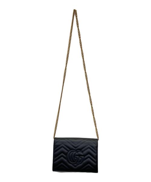 GUCCI（グッチ）GUCCI (グッチ) ショルダーバッグ ブラックの古着・服飾アイテム