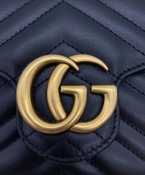 GUCCI（グッチ）GUCCI (グッチ) ショルダーバッグ ブラックの古着・服飾アイテム