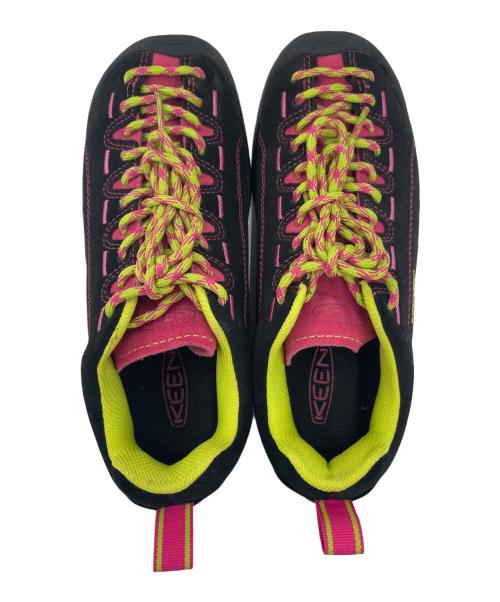 KEEN（キーン）KEEN (キーン) ローカットスニーカー ブラック×ピンク サイズ:24cmの古着・服飾アイテム