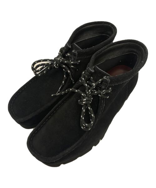 CLARKS（クラークス）CLARKS (クラークス) ワラビーブーツ ブラック サイズ:26cmの古着・服飾アイテム