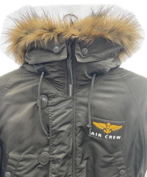 ALPHA（アルファ）ALPHA (アルファ) フライトジャケット カーキ サイズ:Lの古着・服飾アイテム
