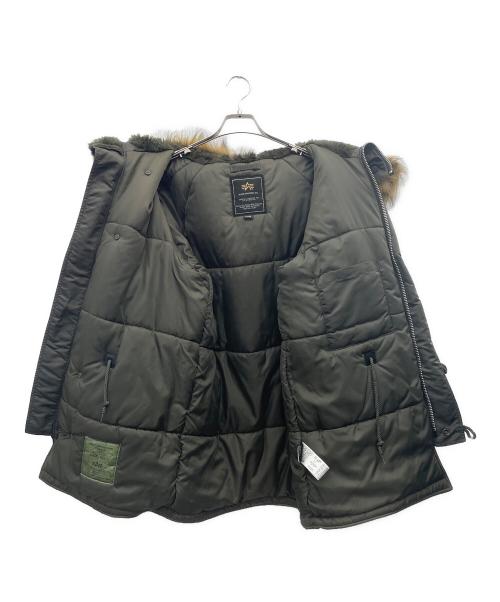 ALPHA（アルファ）ALPHA (アルファ) フライトジャケット カーキ サイズ:Lの古着・服飾アイテム