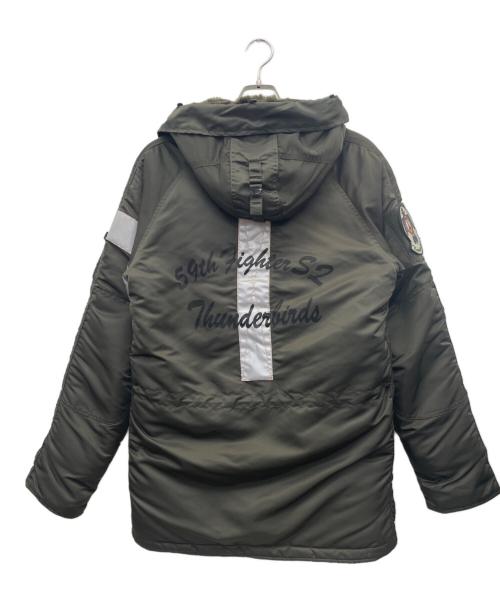 ALPHA（アルファ）ALPHA (アルファ) フライトジャケット カーキ サイズ:Lの古着・服飾アイテム