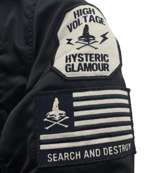 Hysteric Glamour（ヒステリックグラマー）Hysteric Glamour (ヒステリックグラマー) モッズコート ブラック サイズ:FREEの古着・服飾アイテム