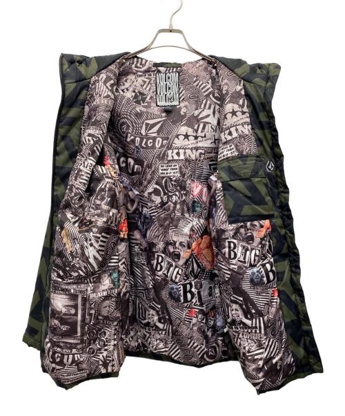 VOLCOM（ボルコム）VOLCOM (ボルコム) 中綿ジャケット グリーン サイズ:Mの古着・服飾アイテム