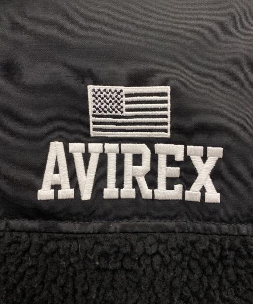 AVIREX（アヴィレックス）AVIREX (アヴィレックス) フリースジャケット ブラック サイズ:Fの古着・服飾アイテム