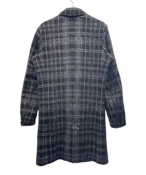 DIESEL（ディーゼル）DIESEL (ディーゼル) チェスターコート ブラック サイズ:Mの古着・服飾アイテム