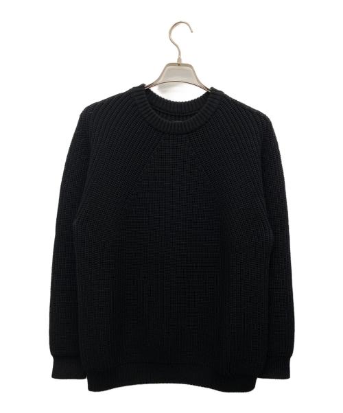 BATONER（バトナ―）BATONER (バトナ―) 厚手ニット ブラック サイズ:3の古着・服飾アイテム