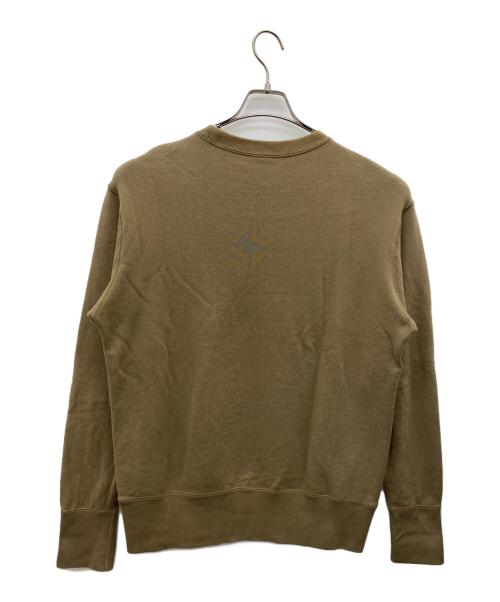 LOOPWHEELER（ループウィラー）LOOPWHEELER (ループウィラー) スウェット ベージュ サイズ:Mの古着・服飾アイテム