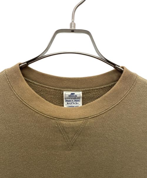 LOOPWHEELER（ループウィラー）LOOPWHEELER (ループウィラー) スウェット ベージュ サイズ:Mの古着・服飾アイテム