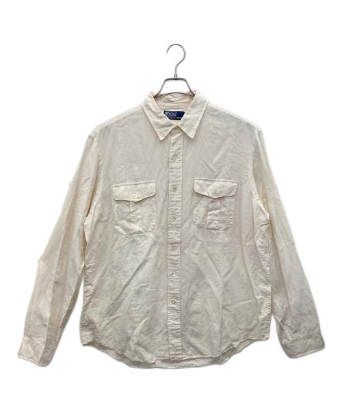 POLO RALPH LAUREN（ポロ・ラルフローレン）POLO RALPH LAUREN (ポロ・ラルフローレン) 長袖シャツ ホワイト サイズ:XLの古着・服飾アイテム