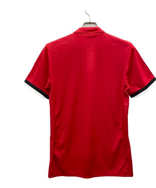 マンチェスターユナイテッド（マンチェスターユナイテッド）マンチェスターユナイテッド (マンチェスターユナイテッド) adidas (アディダス) サッカーユニフォーム サッカーユニフォーム マンチェスターユナイテッド　2017-18 ホーム レッド サイズ:Sの古着・服飾アイテム
