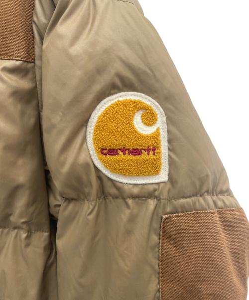 CarHartt（カーハート）CarHartt (カーハート) ダウンジャケット ベージュ サイズ:Lの古着・服飾アイテム