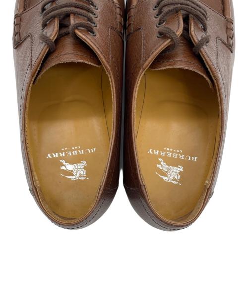 BURBERRY（バーバリー）BURBERRY (バーバリー) レザーシューズ ブラウン サイズ:26㎝の古着・服飾アイテム