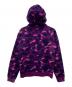 A BATHING APE (ア ベイシング エイプ) ジップパーカー パープル サイズ:M：18000円