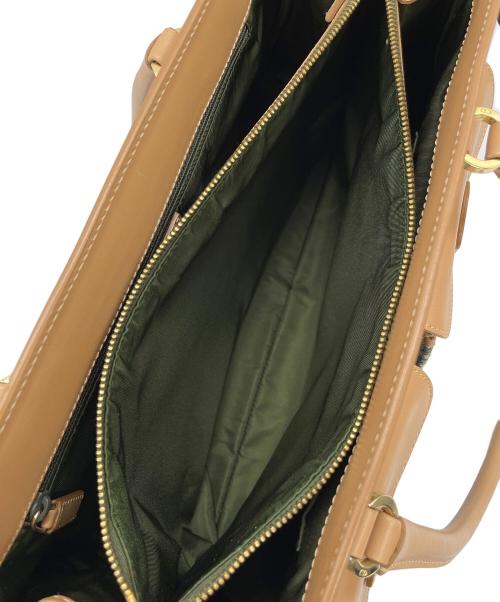 Christian Dior（クリスチャン ディオール）Christian Dior (クリスチャン ディオール) ハンドバッグ グリーン×ベージュの古着・服飾アイテム