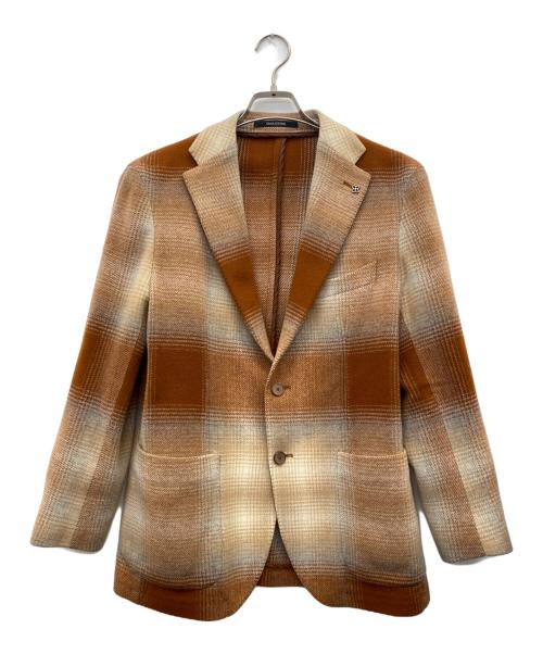TAGLIATORE（タリアトーレ）TAGLIATORE (タリアトーレ) 2Bジャケット ブラウン サイズ:48の古着・服飾アイテム