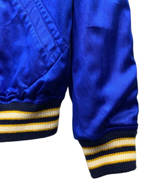 POLO RALPH LAUREN（ポロ・ラルフローレン）POLO RALPH LAUREN (ポロ・ラルフローレン) リバーシブルレターマンジャケット グリーン×ブルー サイズ:Mの古着・服飾アイテム