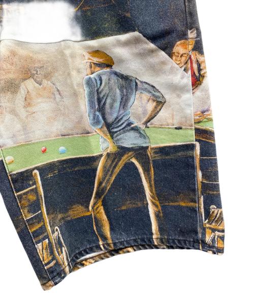 SUPREME（シュプリーム）SUPREME (シュプリーム) Ernie Barnes (アーニー バーンズ) Ernie Barnes Baggy Denim Short マルチカラー サイズ:34の古着・服飾アイテム