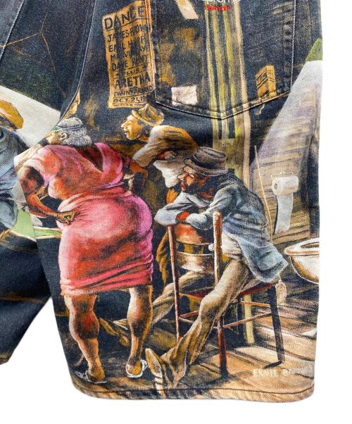 SUPREME（シュプリーム）SUPREME (シュプリーム) Ernie Barnes (アーニー バーンズ) Ernie Barnes Baggy Denim Short マルチカラー サイズ:34の古着・服飾アイテム