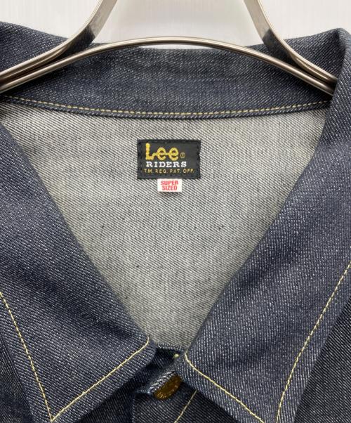 LEE（リー）LEE (リー) デニムジャケット　SUPERSIZED RIDER JACKET インディゴ サイズ:Mの古着・服飾アイテム