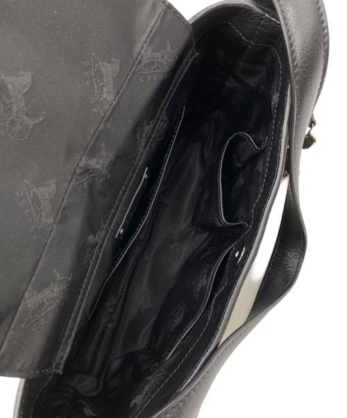 CELINE（セリーヌ）CELINE (セリーヌ) ショルダーバッグ ブラックの古着・服飾アイテム