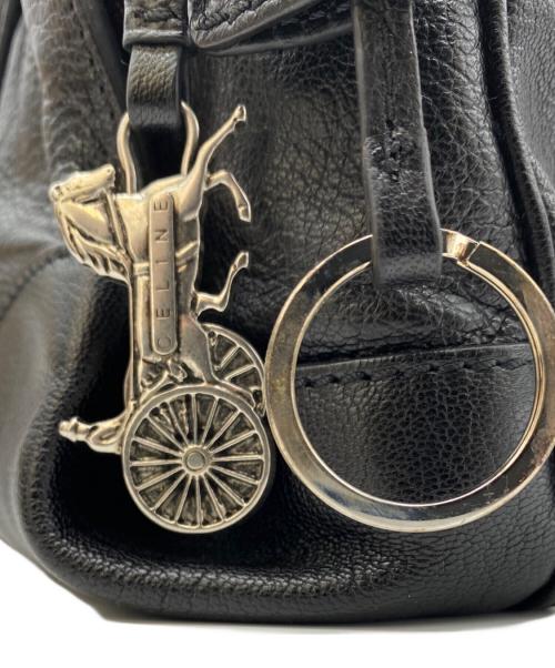 CELINE（セリーヌ）CELINE (セリーヌ) ショルダーバッグ ブラックの古着・服飾アイテム