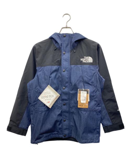 THE NORTH FACE（ザ ノース フェイス）THE NORTH FACE (ザ ノース フェイス) Mountain Light Denim Jacket ブルー×ブラック サイズ:Sの古着・服飾アイテム