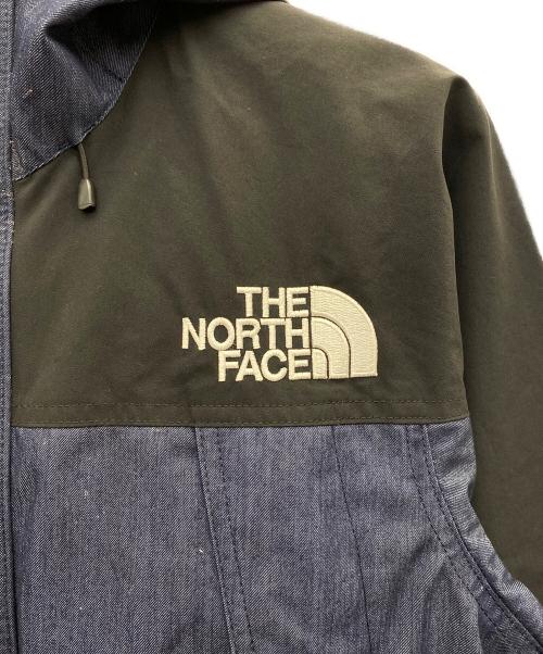 THE NORTH FACE（ザ ノース フェイス）THE NORTH FACE (ザ ノース フェイス) Mountain Light Denim Jacket ブルー×ブラック サイズ:Sの古着・服飾アイテム